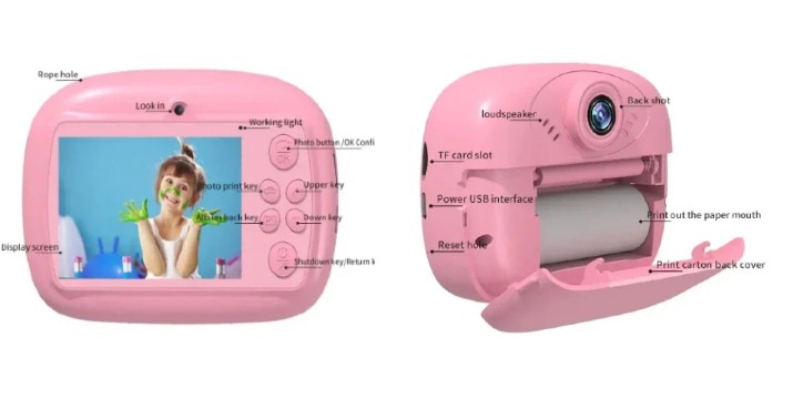 24,90€ για μία Παιδική Ψηφιακή Κάμερα με Εκτύπωση – Ροζ, με παραλαβή από την Idea Hellas και δυνατότητα πανελλαδικής αποστολής στο χώρo σας.Κωδ: 230.20351