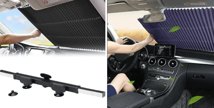 12,90€ για μία Πτυσσόμενη Ηλιοπροστασία Αυτοκινήτου 150x70cm,  με παραλαβή από την Idea Hellas και δυνατότητα πανελλαδικής αποστολής στο χώρo σας.Κωδ: 230.18492